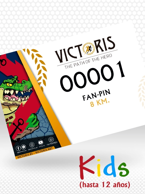 Pack de carrera con medalla de Fanpin Race Kids